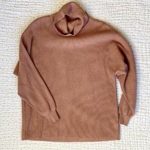 Free People Mauve Softly Structured Sweater Tunic